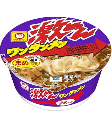 Amazon.co.jp: マルちゃん 激めんワンタンメン 92g×12個入り (1ケース